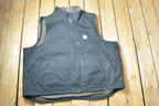 Vintage Y2K Distressed Carhartt Loose Fit Lined Jacket Work Vest