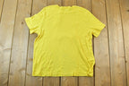 Vintage 1990s Blank Yellow Single Stitch T-Shirt