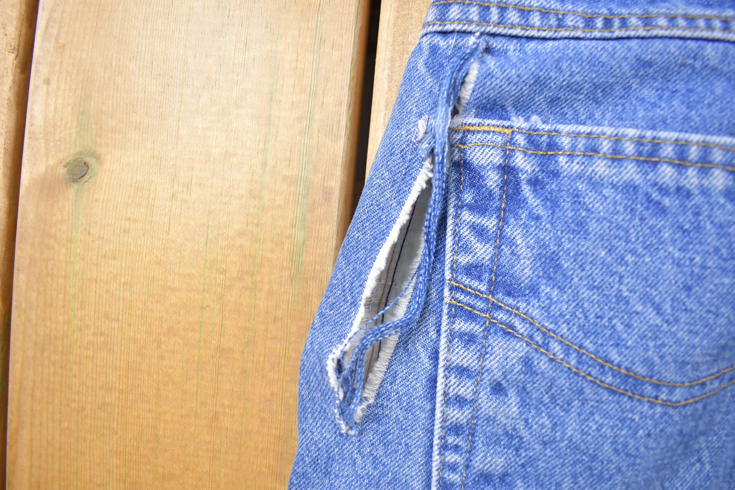 Vintage 1990s Carhartt Distressed Jeans Size 36 x 32