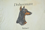 Vintage 1990s Doberman Graphic T-Shirt  Vintage Dog T Shirt  Made In USA  Dog Lover Shirt  Dog Shirt  Size XL