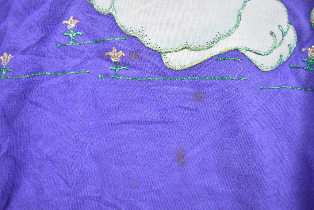 Vintage 90's Cute Bunnies Animal Purple T-Shirt