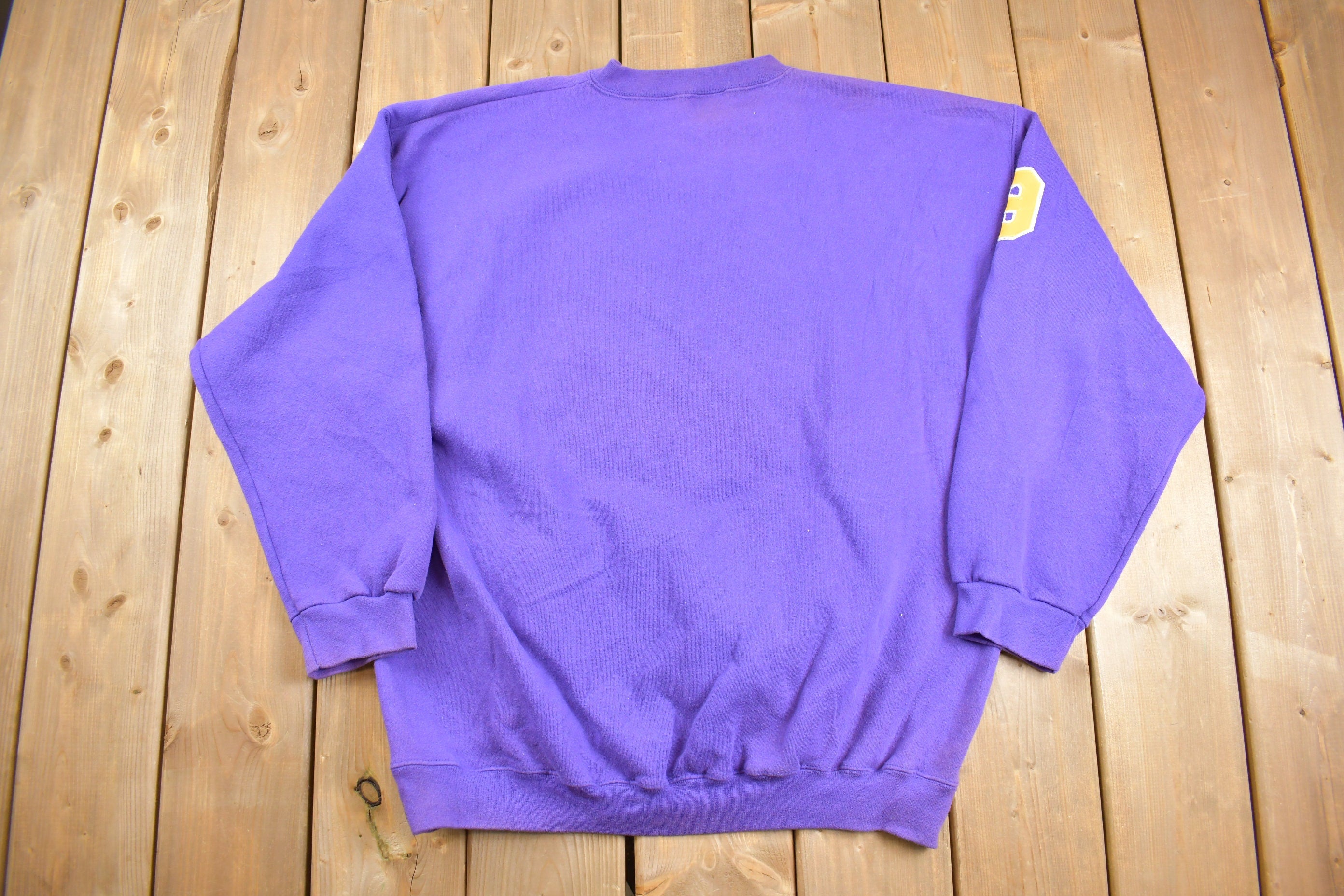 Vintage 1990s Jackson Football Crewneck Sweatshirt  90s Crewneck  Made In USA  Essential  Streetwear  90s  Discus Athletic