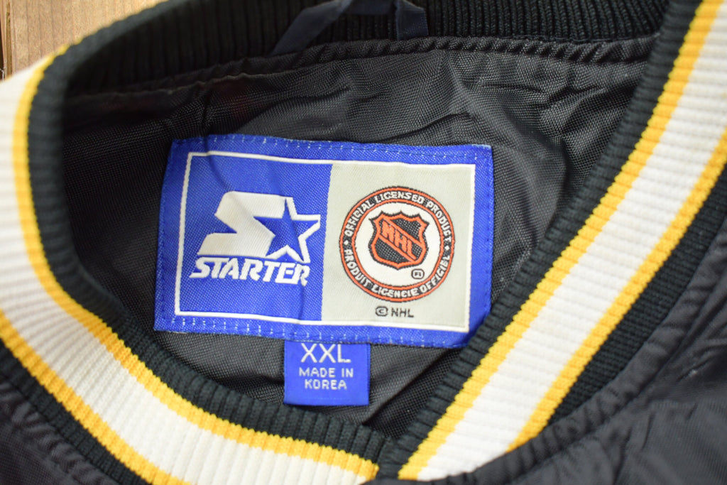Vintage 1990s Starter Pittsburgh Penguins NHL Windbreaker Jacket