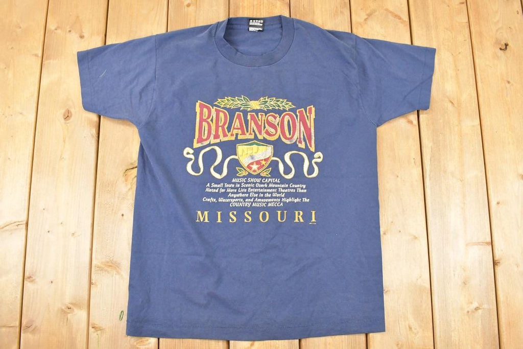 Vintage 1990s Branson Missouri Souvenir Travel T-Shirt Men's M