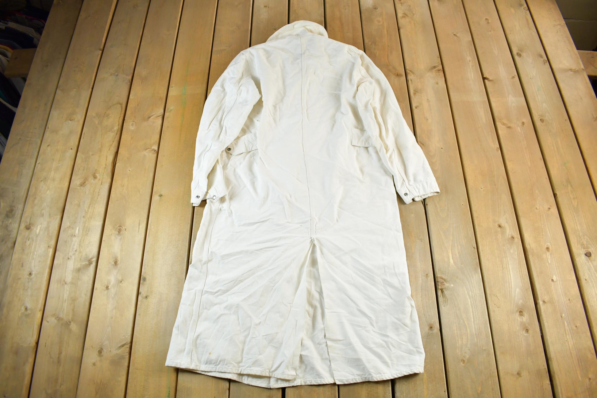 Vintage 1940s 4 Pocket Shop Coat Johnson Uniform Co Go-Pfor Men's Large