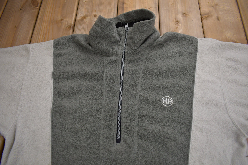 Vintage 1990s Helly Hansen Board Wear Fleece Zip Up Sweater