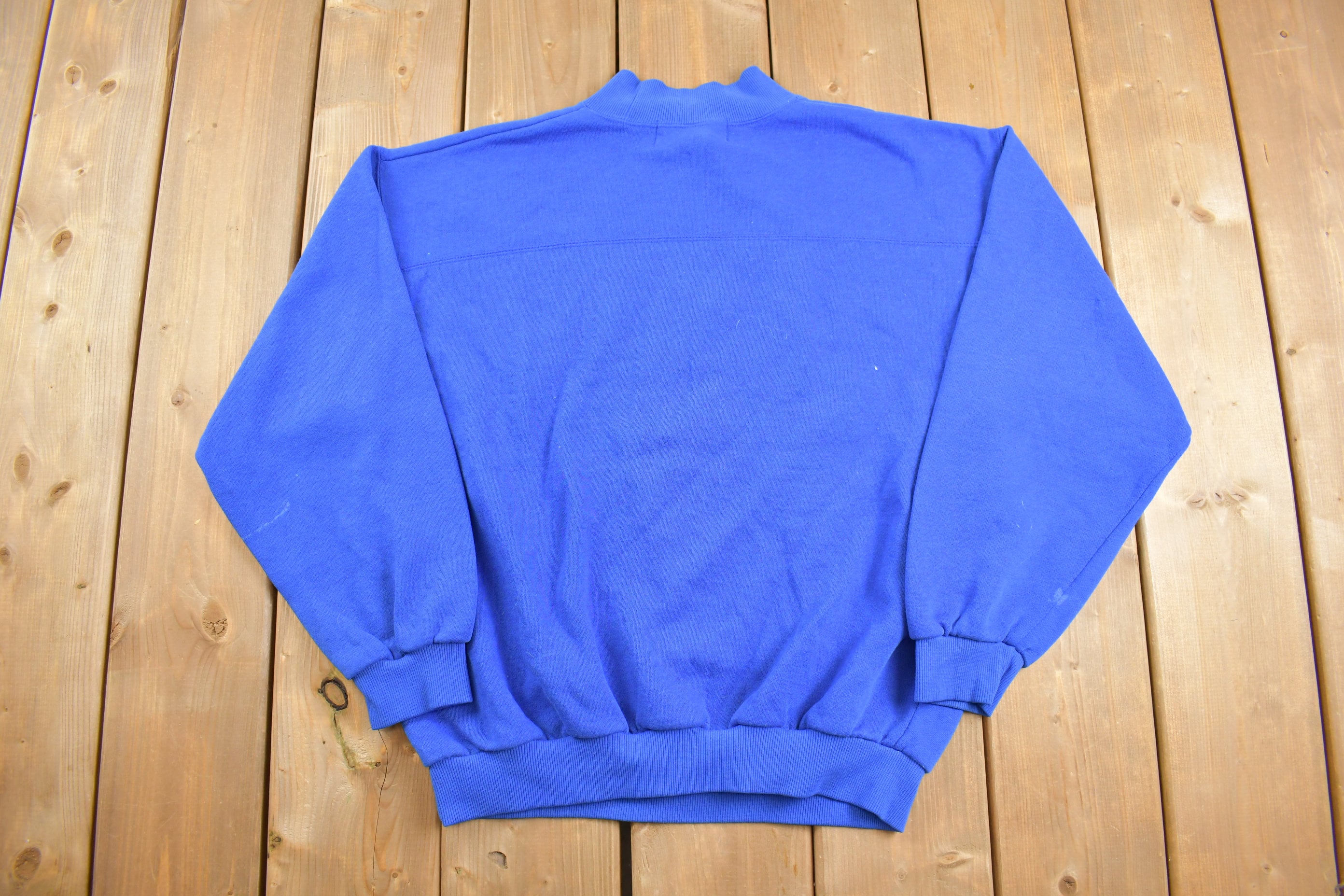 Vintage 1990s I.O.U Fine Tuned Fashion Mock Neck Sweatshirt  90s Crewneck Made In USA  Essential  Streetwear  90s