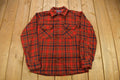 Vintage 1960s Pendleton Plaid Button Up Board Shirt