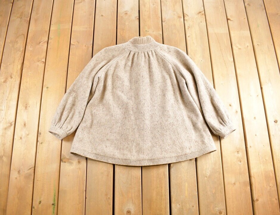 Vintage 1980s Adorable Junior Wool Button Up Jacket