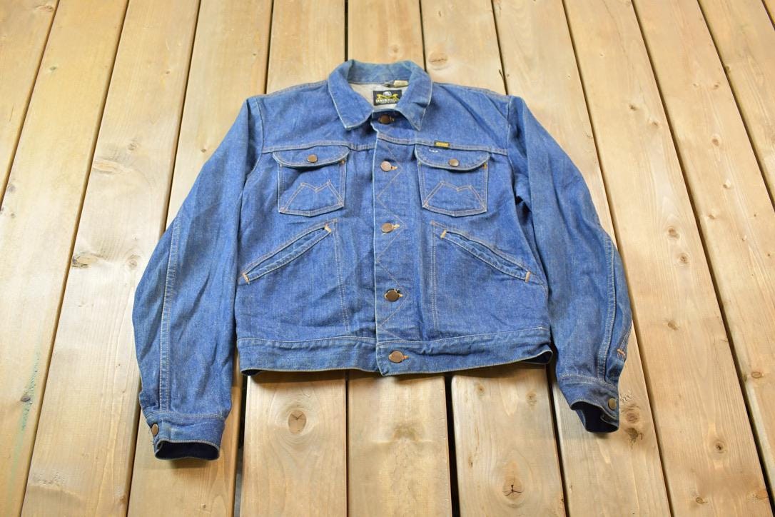 Vintage 1970s Maverick Jean Jacket Size 40