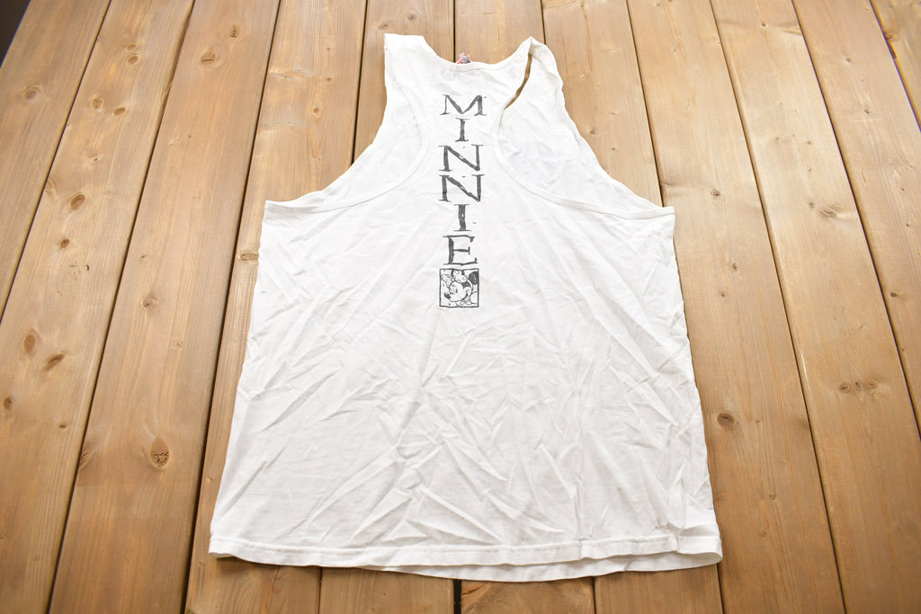 Vintage 1990s Minnie Mouse Tank Top Graphic Shirt