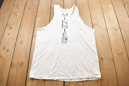 Vintage 1990s Minnie Mouse Tank Top Graphic Shirt