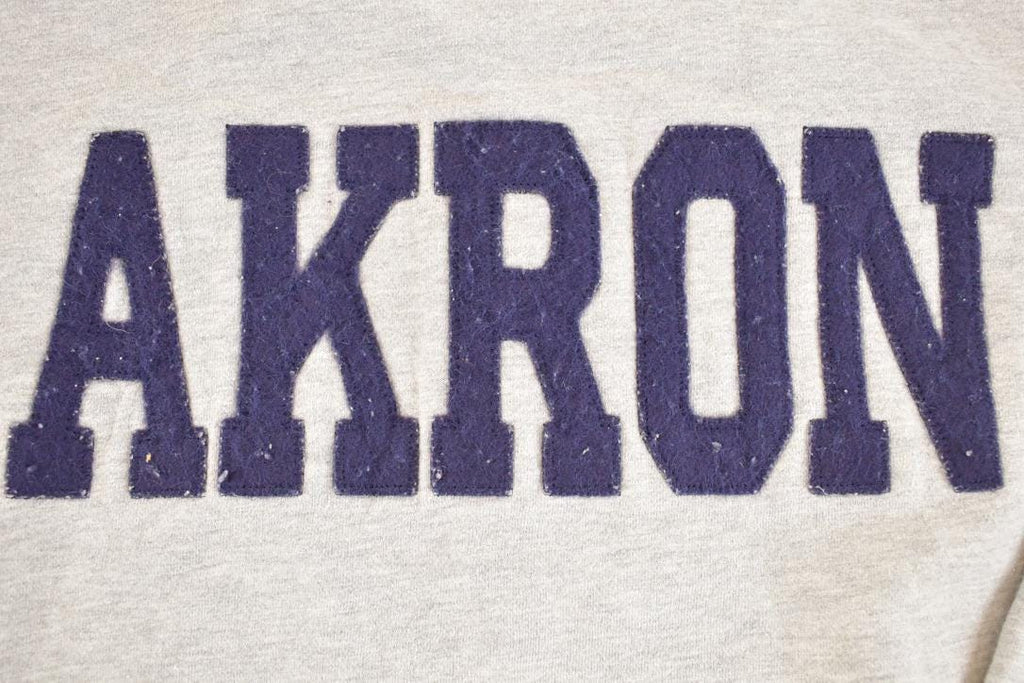 Vintage 1990s Akron Ohio Jansport Big Text Souvenir Crewneck Sweatshirt Mens L