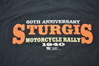 Vintage 2000 Sturgis Road Rebel 60th Anniversary Skull Flames T-Shirt Motorcycles