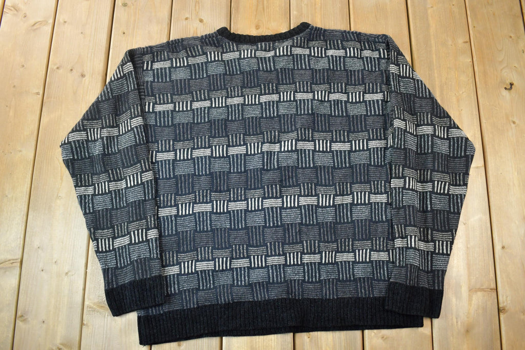 Vintage 1990s Geoffrey Beene Knit Crewneck Sweater