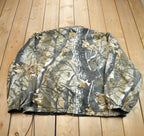 Vintage 1990s Duxbak Forest Camo Zip Up Hunting Jacket