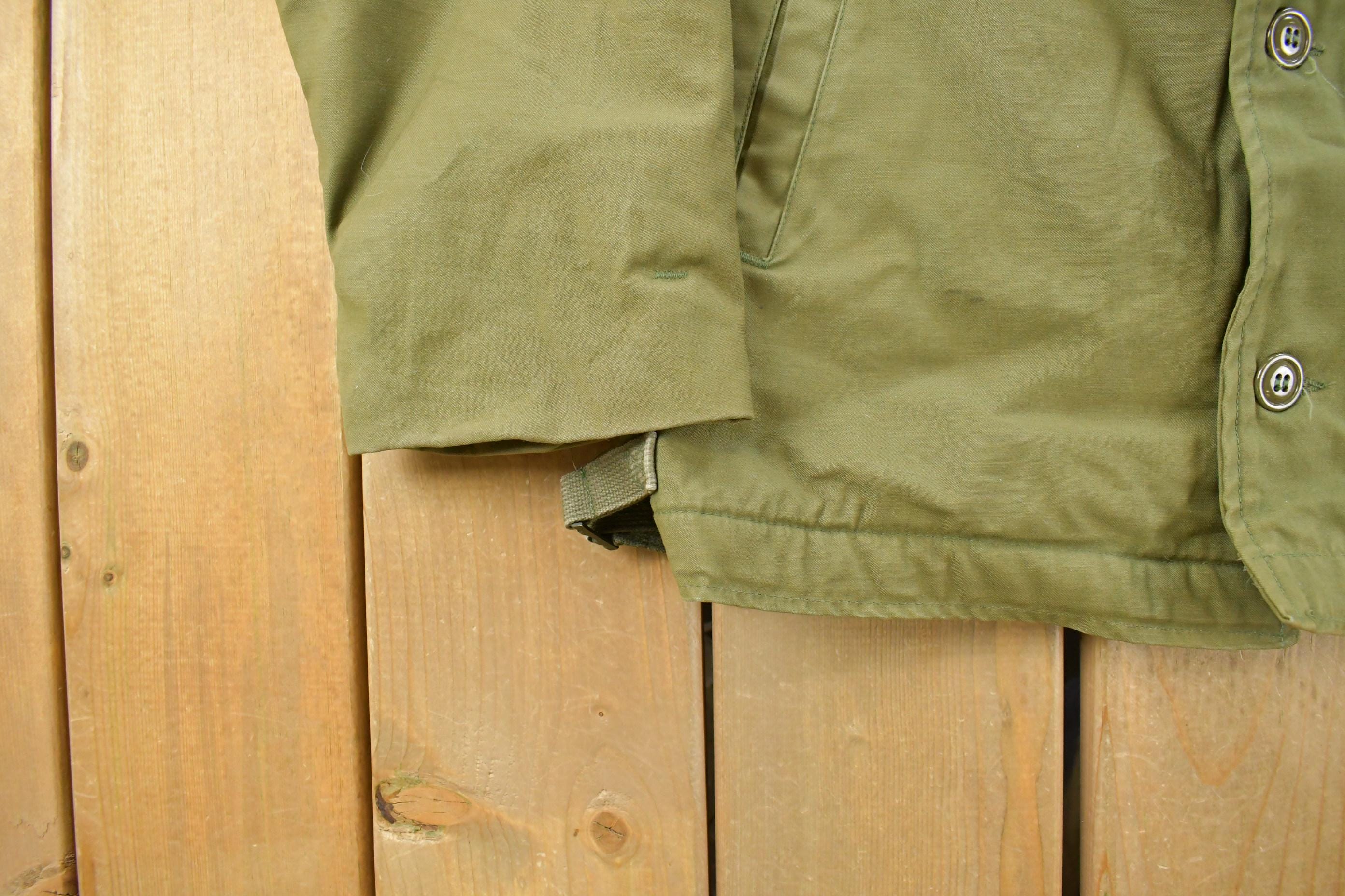 Vintage 1985 Military Cold Weather Field Coat Men's Large
