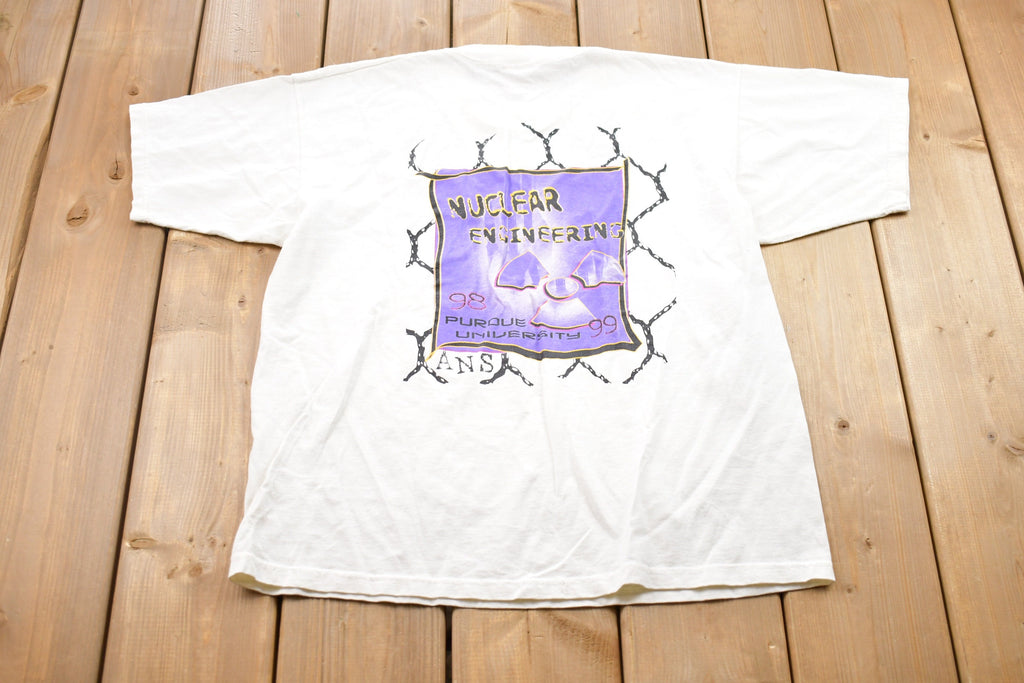 Vintage 1990s American Nuclear Society Graphic T-Shirt