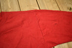 Vintage 1990s Blank Red Jerzees Crewneck Sweatshirt