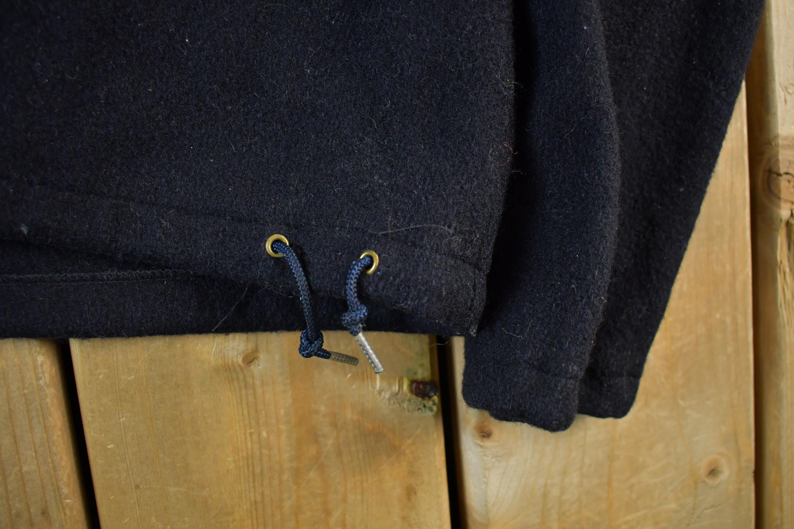 Vintage 1960s Grandstander By Campus Wool Anorak Hoodie Men's Small