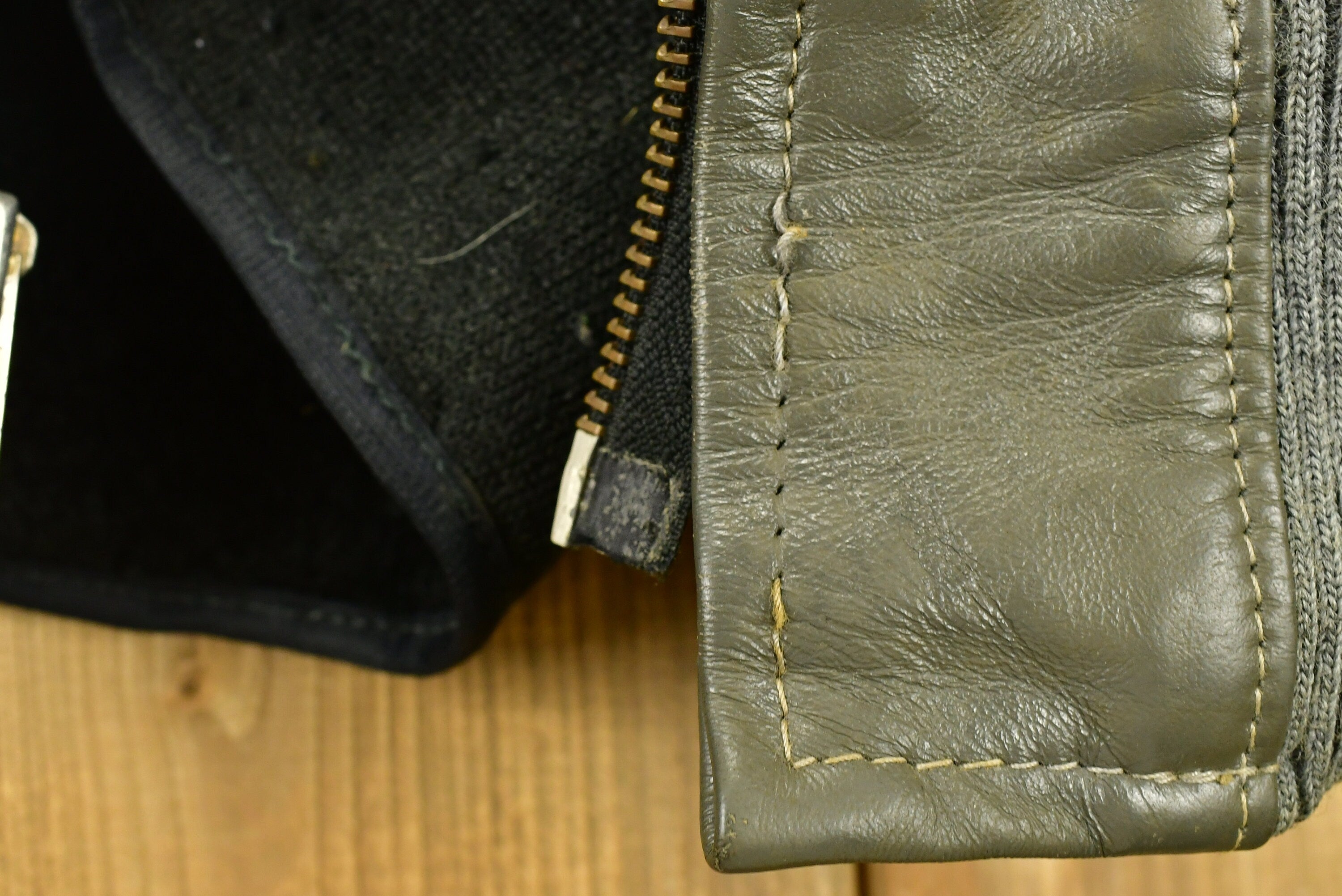 Vintage 1980s Oleg Cassini Leather Biker Jacket
