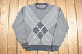 Vintage 1990s Eagle Point Knitted Sweater  Vintage 90s Crewneck  Pattern Sweater  Outdoor  Hand Knit  Pullover Sweatshirt