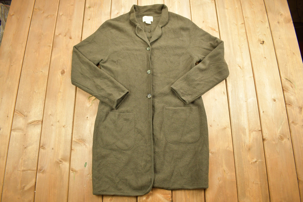 Vintage 1990s Field Manor Wool Over Coat