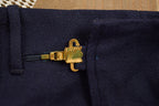 Vintage 1950 Wool Navy Blue Trousers