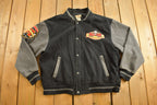 Vintage 1990s Mickey Embroidered Disney Varsity Jacket