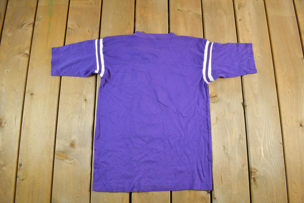 Vintage 1980s Minnesota Vikings NFL Logo 7 Graphic T-Shirt Men's Small