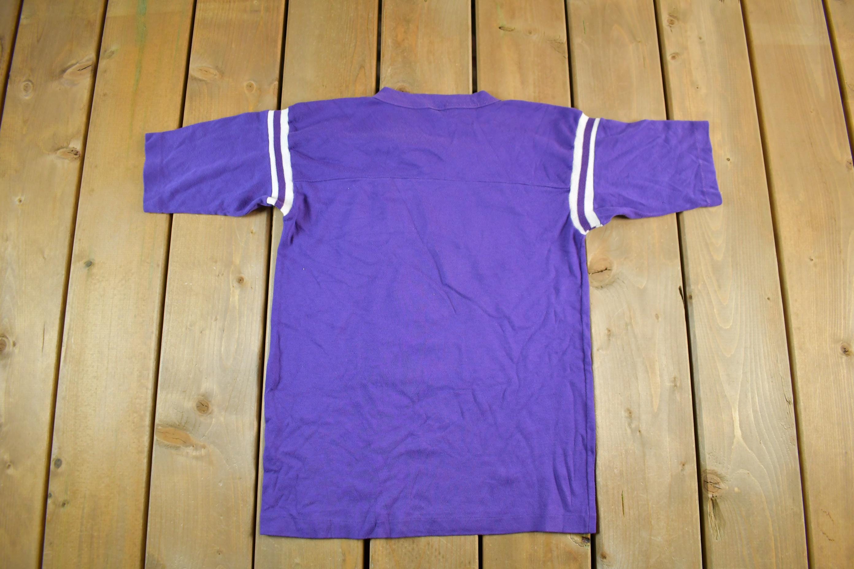 Vintage 1980s Minnesota Vikings NFL Logo 7 Graphic T-Shirt Men's Small