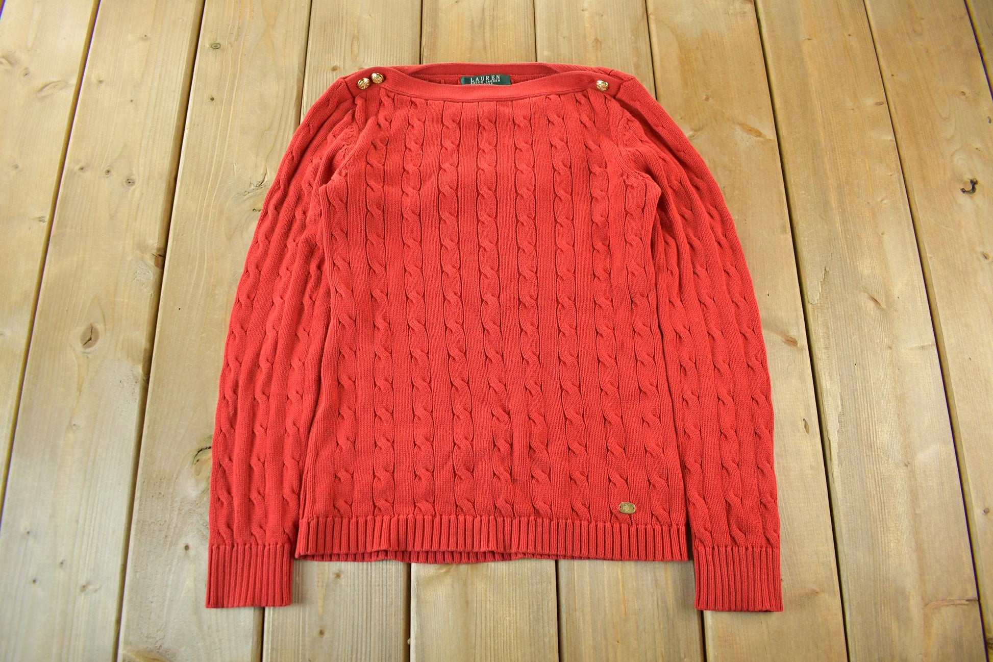 Vintage 2000s Lauren Ralph Lauren Knit Crewneck Sweater