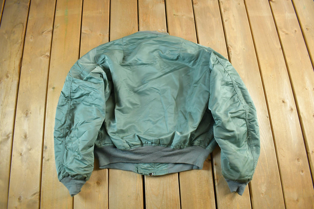 Vintage 1970s Alpha Industries MA-1 Military Flyers Jacket Men's 2XL