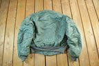 Vintage 1970s Alpha Industries MA-1 Military Flyers Jacket Men's 2XL