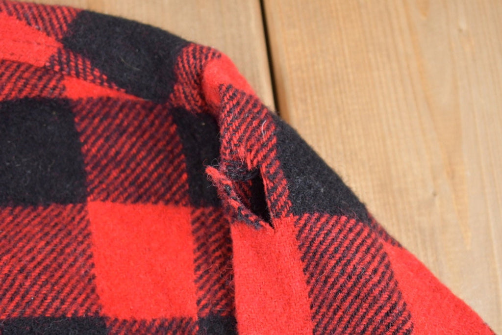 Vintage 1970s Pilgrim Buffalo Plaid Button Up Shirt