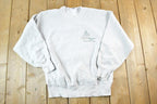 Vintage 1990s Triangle Training Centre Crossgrain Crewneck Sweatshirt Mens L  Made In USA  90s Souvenir Crewneck  Vintage Souvenir