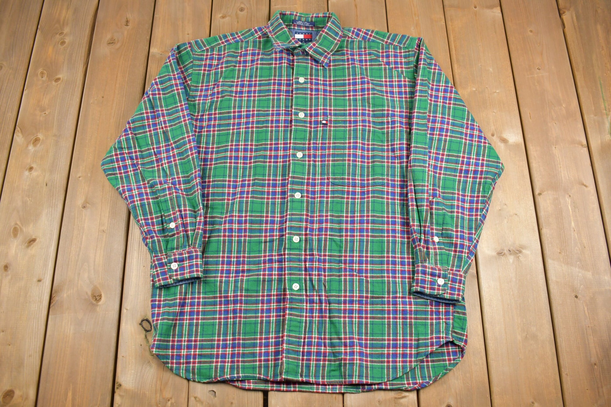 Vintage 1990's Tommy Jeans Button Up Shirt