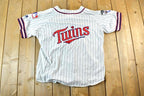 Vintage 1990s Starter Minnesota Twins MLB Embroidered Baseball Jersey Graphic T-Shirt
