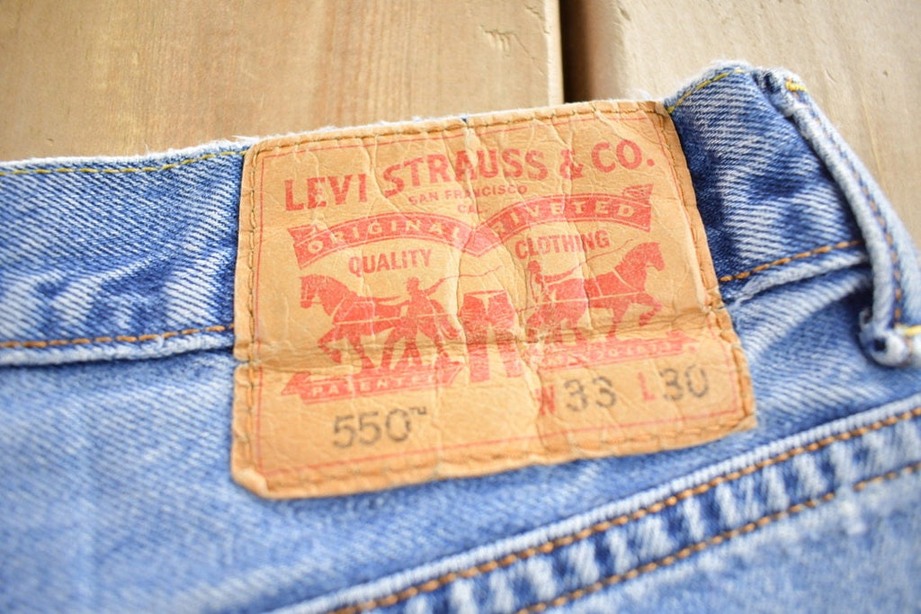 Vintage 2000s Levi's 550 Jeans Men's 33 x 30 Vintage Denim