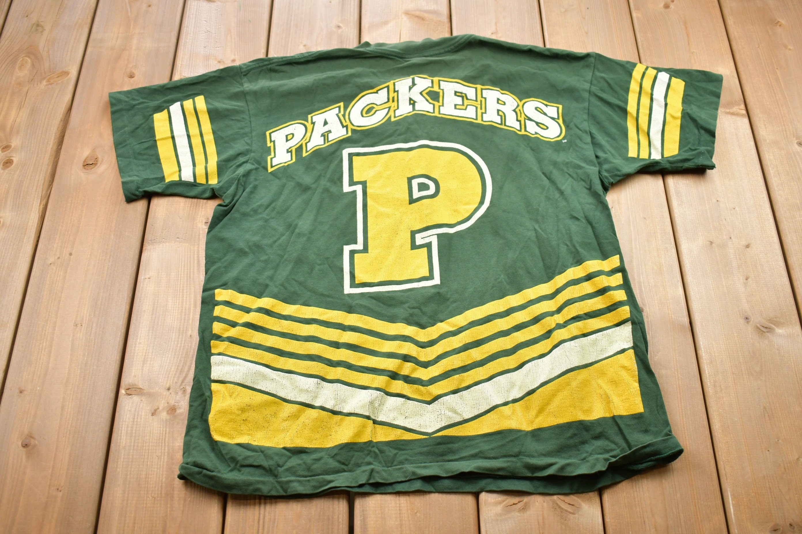 Vintage 1995 Green Bay Packers NFL Graphic T-Shirt
