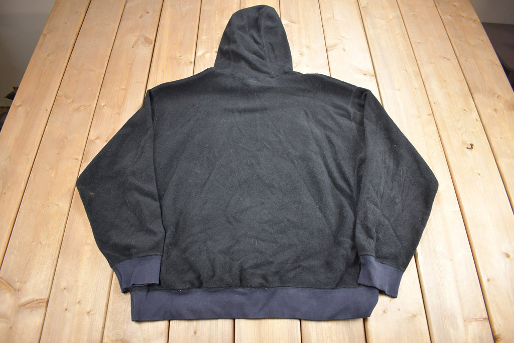 Vintage 1990s GAP Embroidered Fleece Hoodie