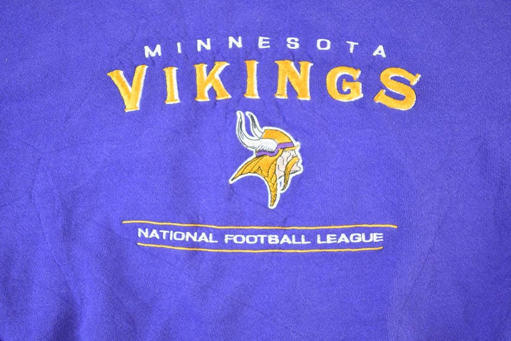 Vintage 1990s Minnesota Vikings NFL Lee Sport Crewneck Sweatshirt