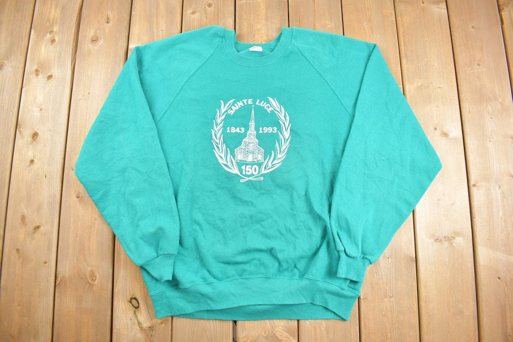 Vintage 1990s Sainte Luce Quebec Crewneck Sweatshirt