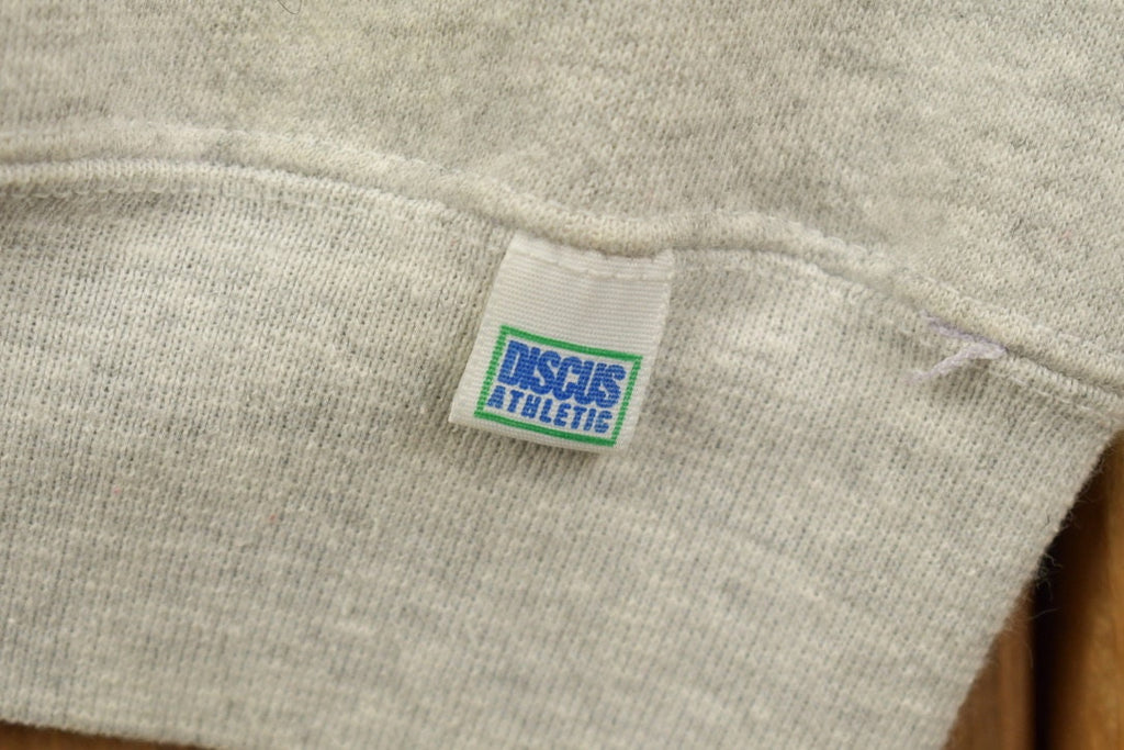Vintage 1990s Discus Athletic Motorcycle Graphic Crewneck