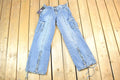 Vintage 1990s Deadstock Muryama Crazy Zipper Denim Jeans Size 30 x 29