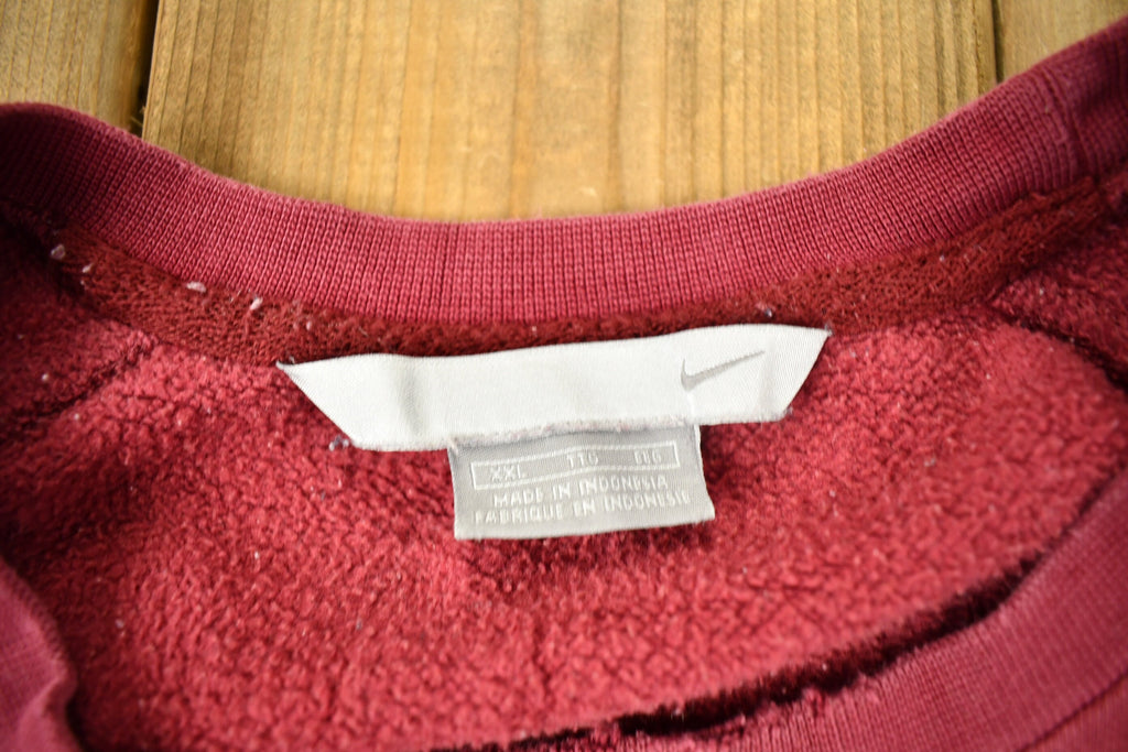 Vintage Nike Embroidered Mini Swoosh Raglan Crewneck Sweatshirt