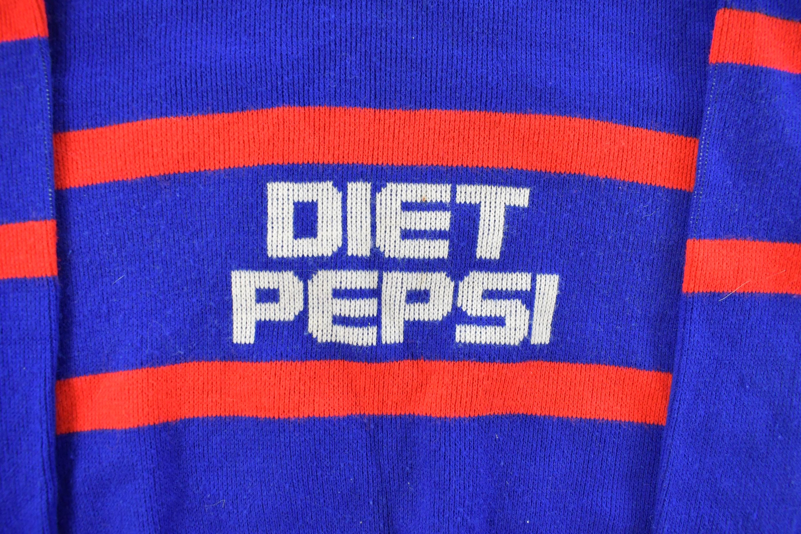 Vintage 1990s Diet Pepsi Knit Crewneck Sweater Men's Medium