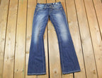 Vintage Y2K Miss Me Bedazzled Low Rise Jeans Size 26x31