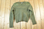 Vintage 1980s DSCP Wool Knit Army Sweater Mens S