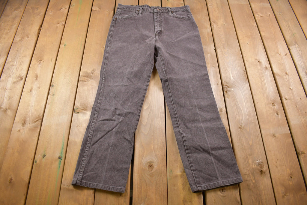Vintage 1990's Wrangler Brown Denim Pants 34 x 31